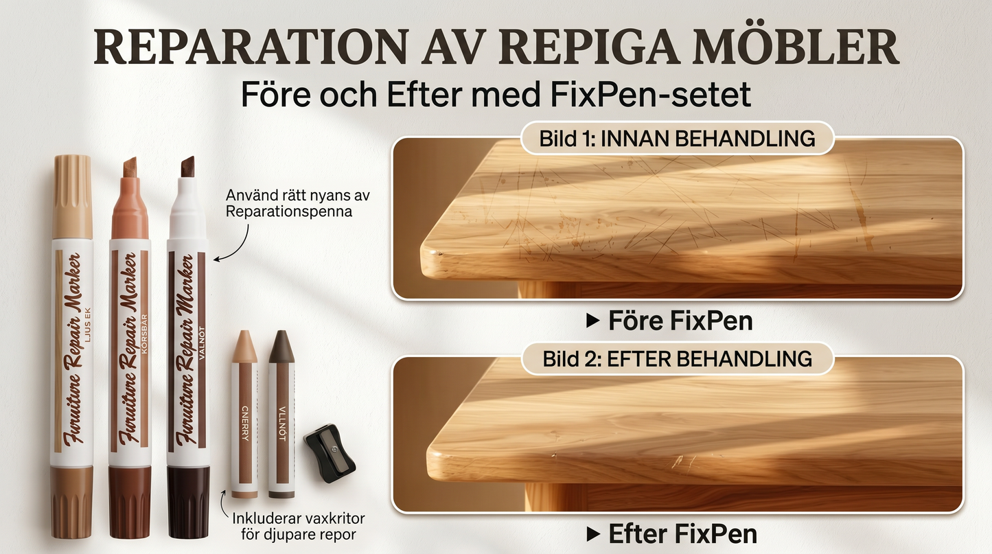 FixPen Kit - Säg hejdå till repor och märken